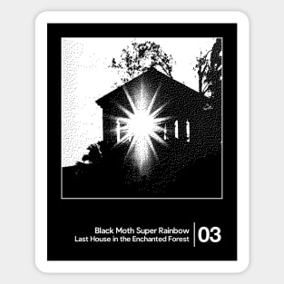 BMSR - Last House in the Enchanted Forest / Minimalist Style Graphic Design Sticker